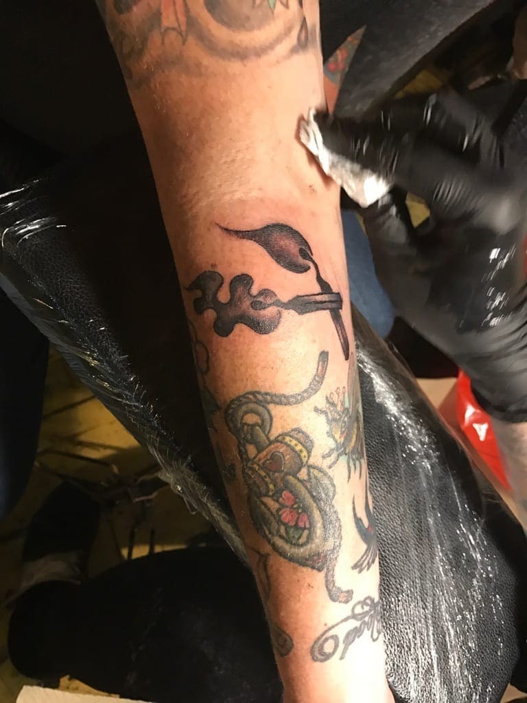 A spontaneous tattoo is a good thing